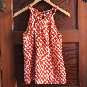 Jcrew sleeveless silk top